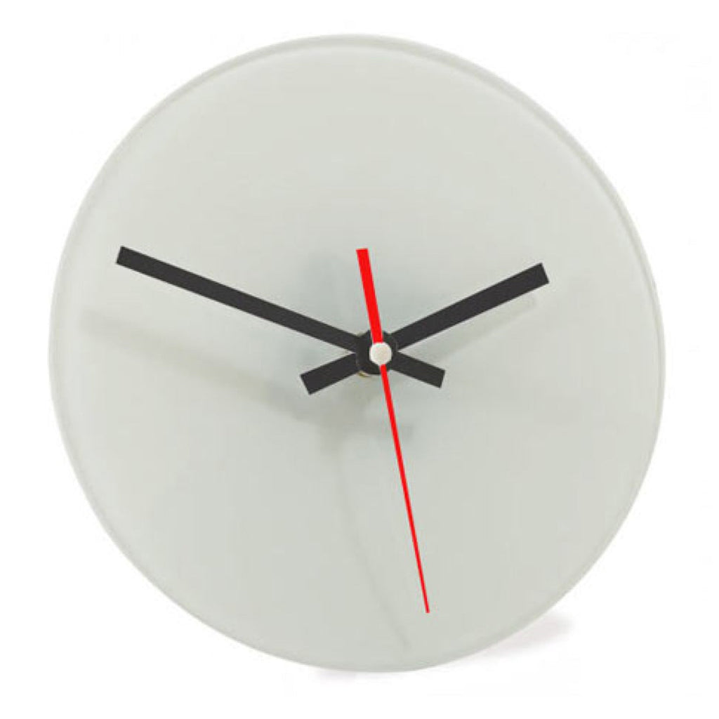 Clock - Glass - Round - 30cm Wall Clock