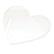 Acrylic - 5 x Drinks Tags - Heart - 4mm Thickness