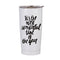 Mugs - STAINLESS STEEL - 20oz Combo Tumbler - White - Sublimation and Engravable