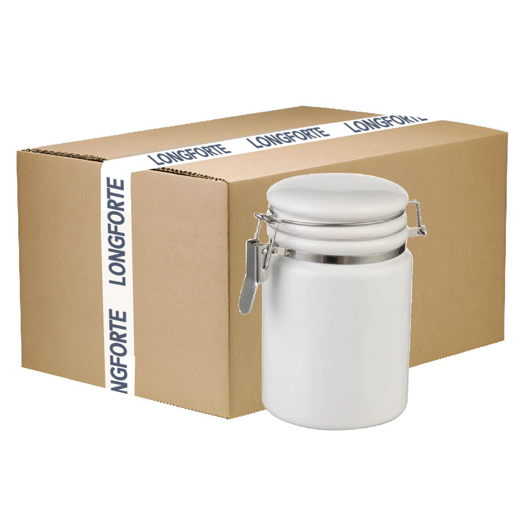 Ceramic Jars - 14oz Ceramic Storage Jar with Bale Closure