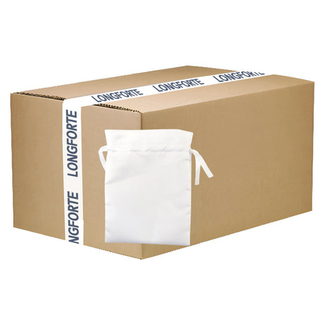 FULL CARTON - 100 x DOUBLE DRAWSTRING Bags - SATIN - 15cm x 20cm - Longforte Trading Ltd