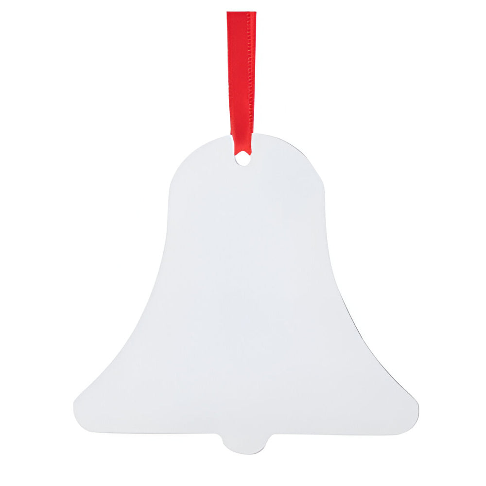 FULL CARTON - (100 PIECES) - ALUMINIUM Double-Sided Ornament - BELL (9.8cm x 10.5cm) - Longforte Trading Ltd