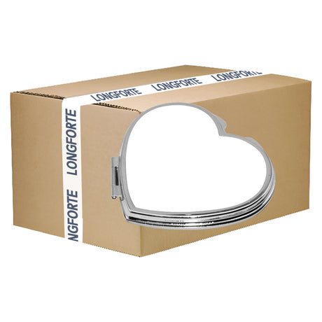 FULL CARTON - 200 x Compact Mirrors - Heart Shaped - Longforte Trading Ltd