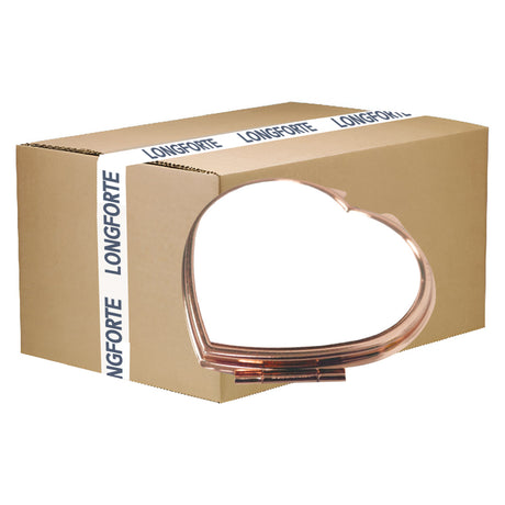 FULL CARTON - 200 x Compact Mirrors - Deluxe Rose Gold - Heart - Longforte Trading Ltd