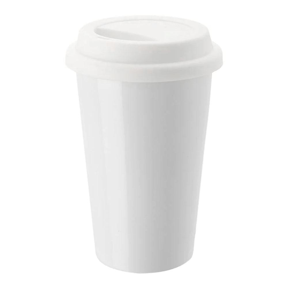 Ceramic Sublimation Travel Mug with Silicone Lid - Longforte Trading Ltd