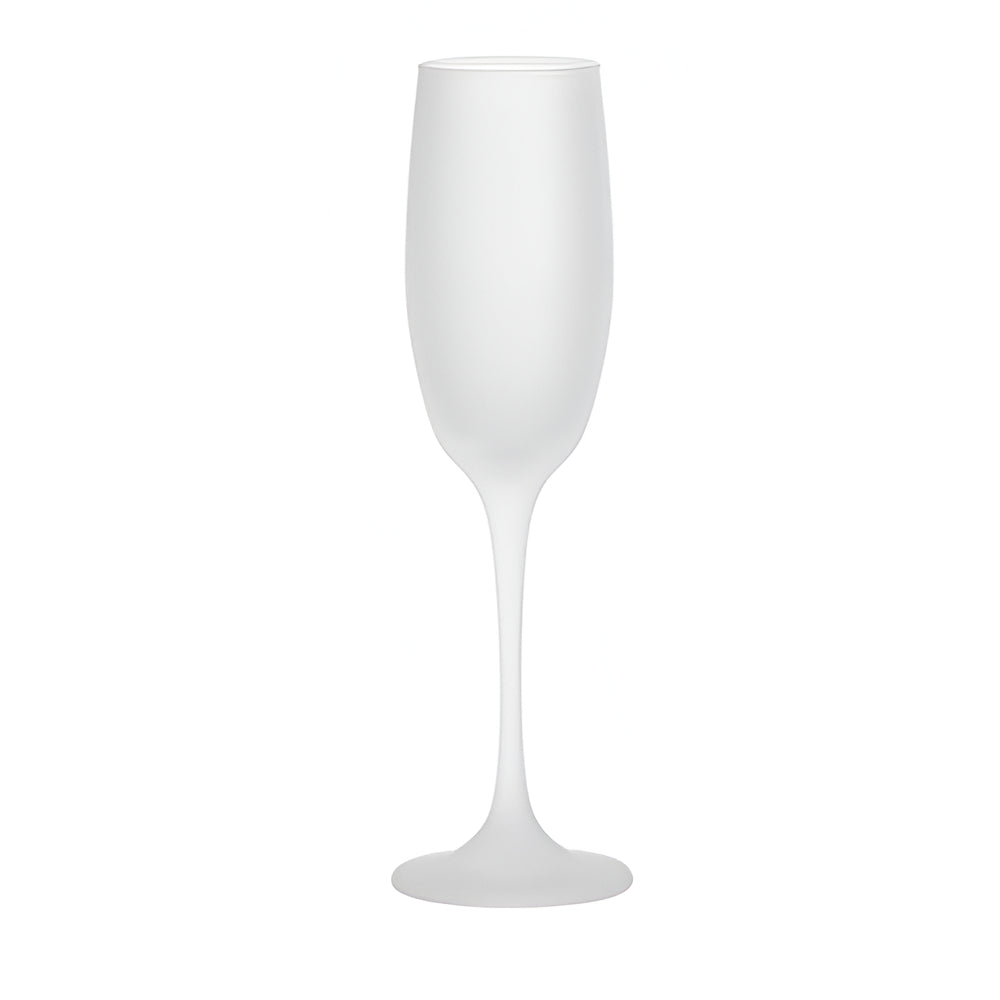 Sublimation Champagne Flute - 6 x 190ml - Frosted