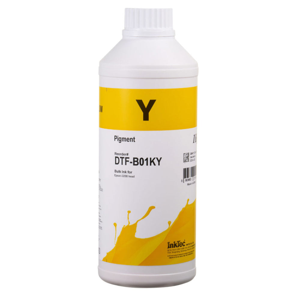 DTF - Consumables - InkTec Direct-To-Film Ink - 1000ml - Yellow