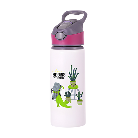 FULL CARTON - 50 x EXPLORER Water Bottles - 650ml - PINK