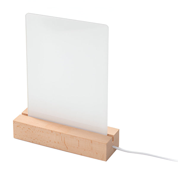 Lamp - Acrylic Photo Frame (12.7cm x 17.8cm) with LED Lamp - Rectangle Base