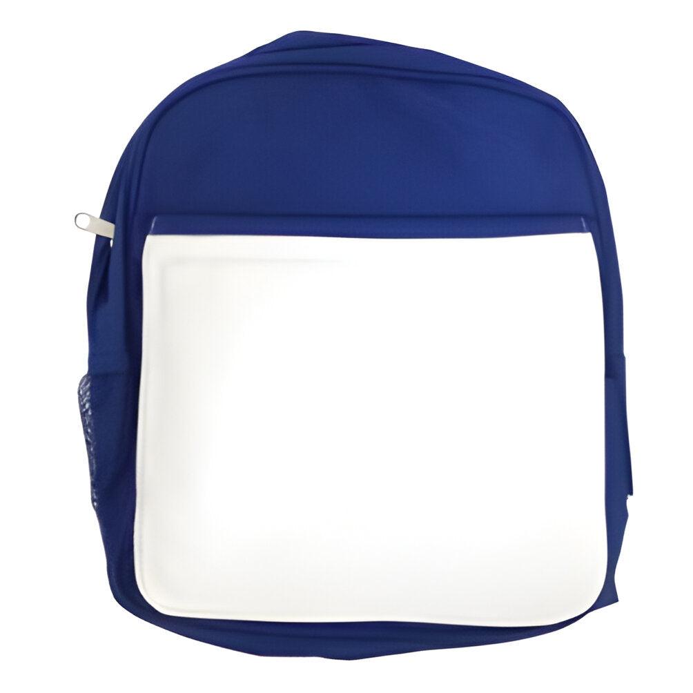 Bags Backpacks Large School Bag with Panel Blue 33cm x 31cm x 8cm Wholesale Craft Blanks Longforte Longforte Trading Ltd