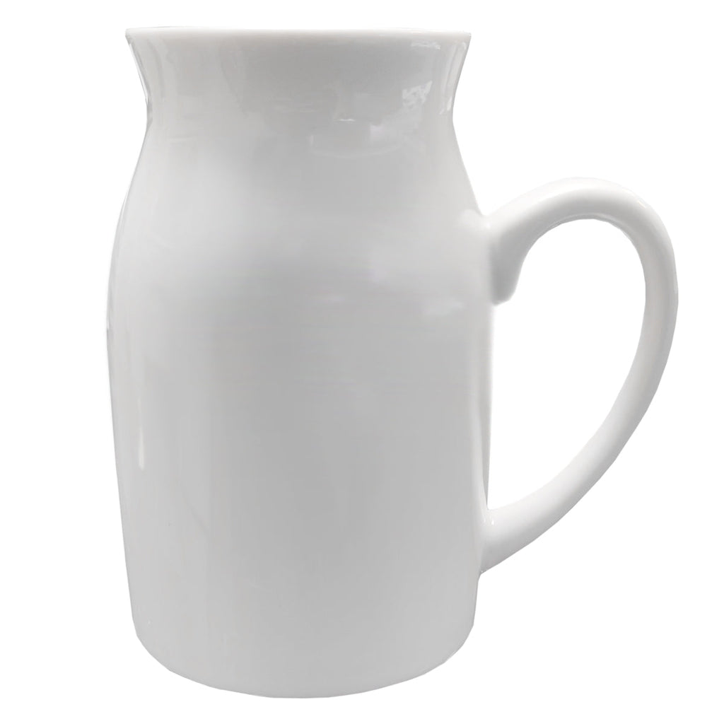 FULL CARTON - 48 x Sublimation Ceramic Milk Jugs - 450ml