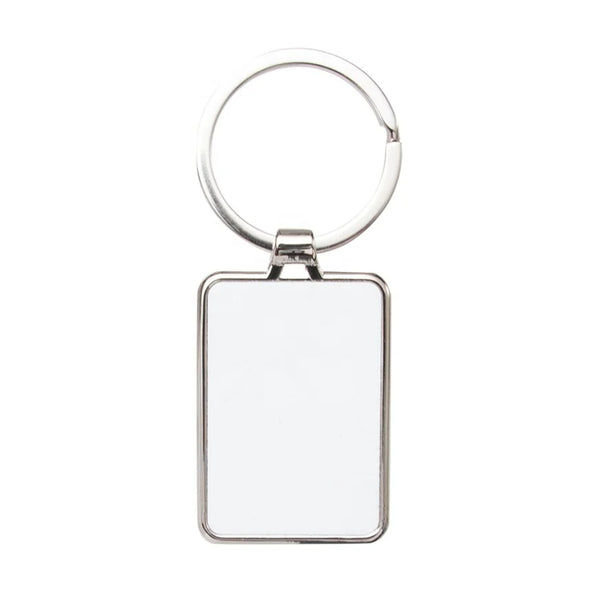 Keyring Sublimation Metal Keyring CURVED Rectangle