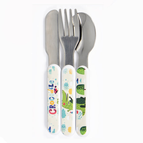 Polymer - Kids Cutlery Set - STEEL HEAD