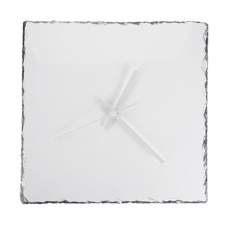 FULL CARTON - 7 x SQUARE Clock Photo Slates - 27cm x 27cm