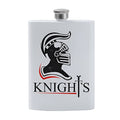 Hip Flask - Stainless Steel - 8oz - WHITE