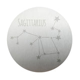 Engravables - 10 x STAINLESS STEEL Coasters - ROUND - 10cm - SILVER - Longforte Trading Ltd