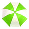 Umbrella - Large 60" Sublimation Golf Umbrellas - LIME GREEN / WHITE