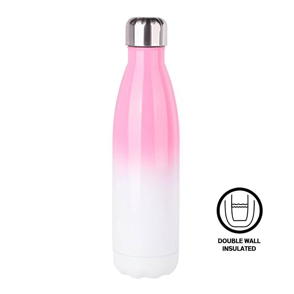 Gourdes - GRADIENT - Bowling - 500ml - Rose/Blanc