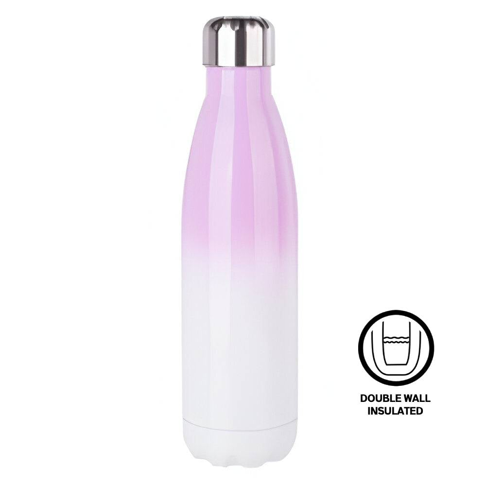 Gourdes - GRADIENT - Bowling - 500ml - Violet/Blanc