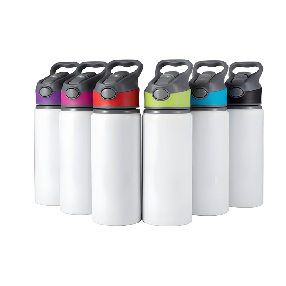 Water Bottles - Pack of 6 x EXPLORER - 650ml - BLACK