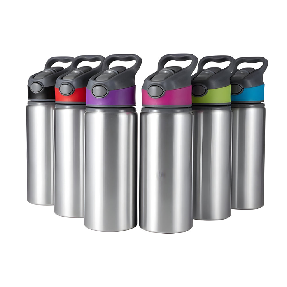 Water Bottles - EXPLORER - 650ml - SILVER/ BLACK