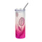 Bouteilles d'eau - Slim Inox - BLANC - Gobelet 600 ml avec paille