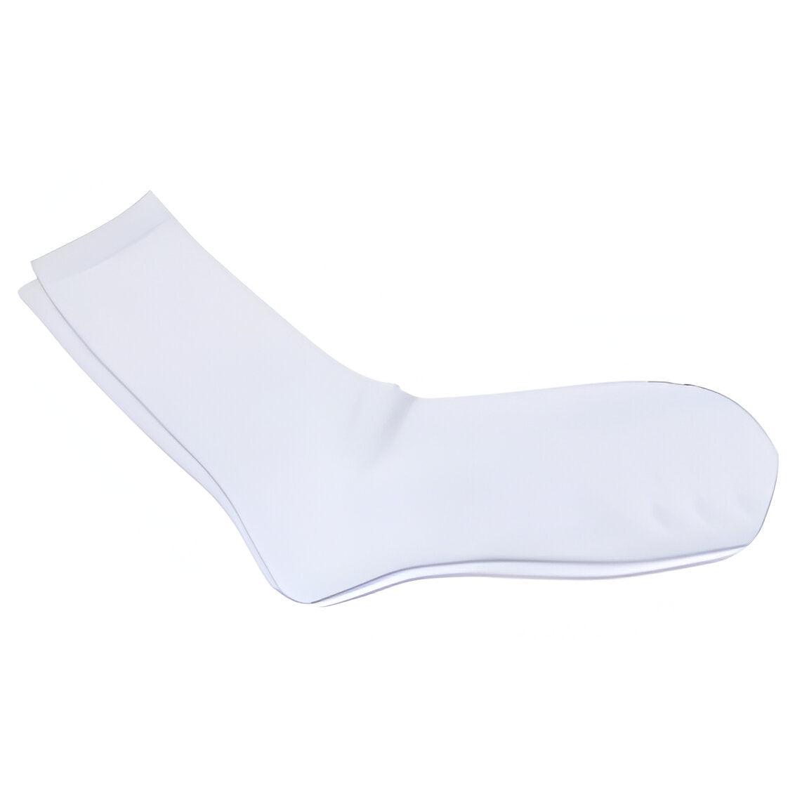Socks Men s Socks 40cm Plain White Dye Sublimation Blanks Longforte