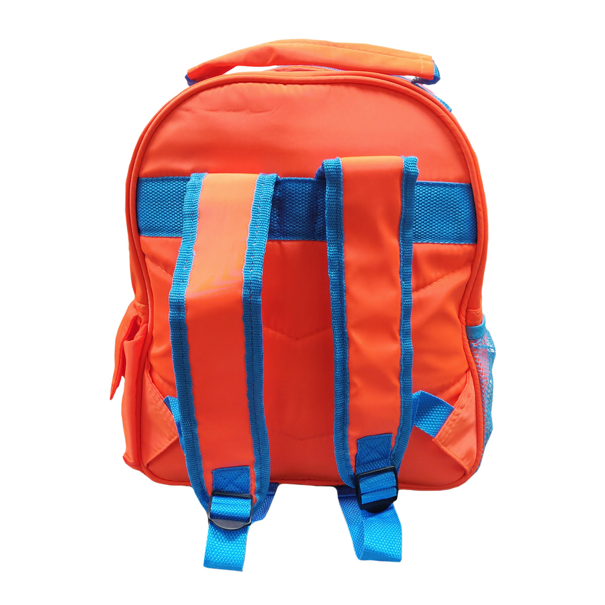 Bags - Neon Backpacks with Flap - Orange and Pink Hi Vis - 33cm x 31cm x 8cm - Longforte Trading Ltd