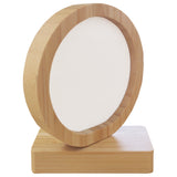 Photo Frame - Bamboo/ MDF - Revolving Magnetic Frame - Circle