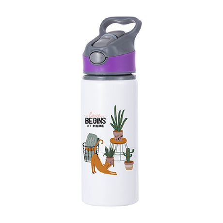 FULL CARTON - 50 x EXPLORER Water Bottles - 650ml - PURPLE