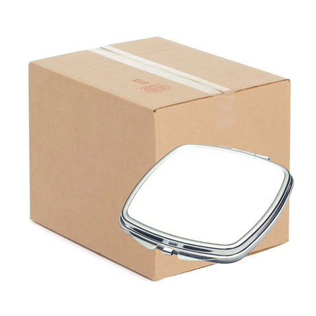 FULL CARTON - 200 x Compact Mirrors - Curved Square - Longforte Trading Ltd