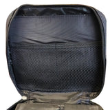 Bags - Fabric Cosmetic Storage Bag with Removable Compartments - Black- print area 21.2cm x 18.1cm - Longforte Trading Ltd