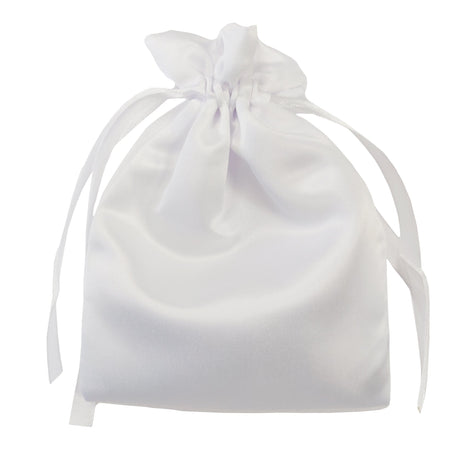 FULL CARTON - 100 x DOUBLE DRAWSTRING Bags - SATIN - 15cm x 20cm - Longforte Trading Ltd