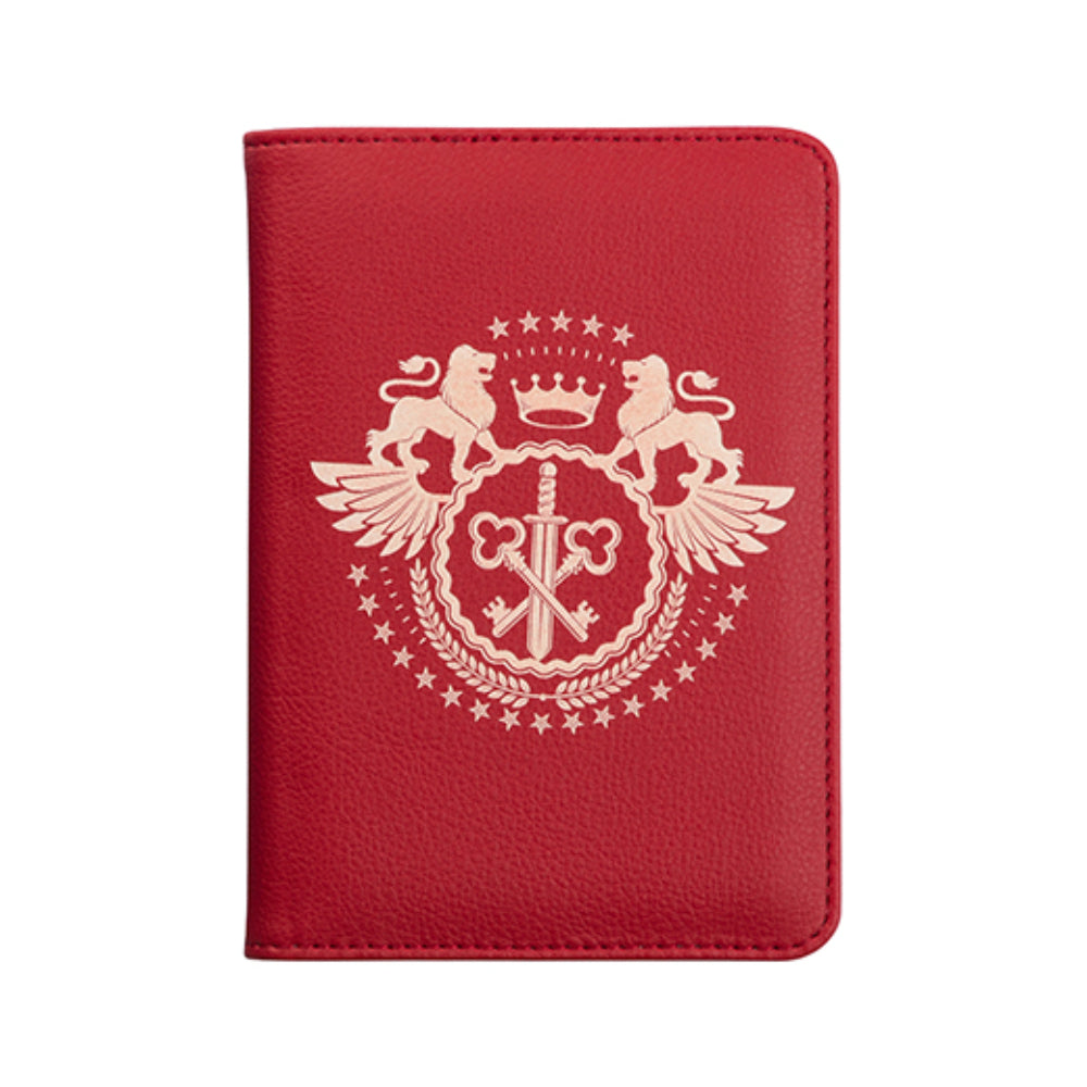 Engravables - PU LEATHER - Passport Holder - 9cm x 13cm - Red - Longforte Trading Ltd