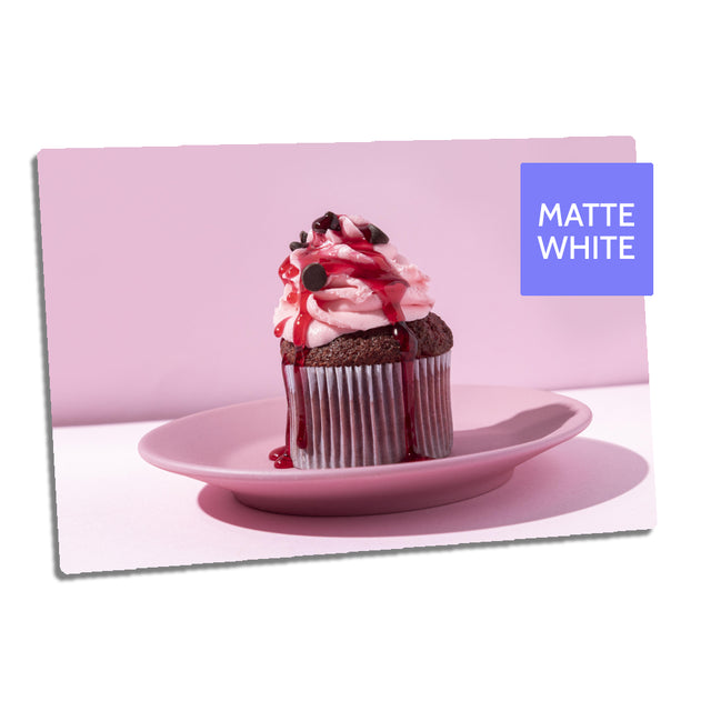 HD MATT WHITE 1.0mm Aluminium Sheets - 5" x 7" (12.7cm x 17.7cm) - Pack of 10 - Longforte Trading Ltd