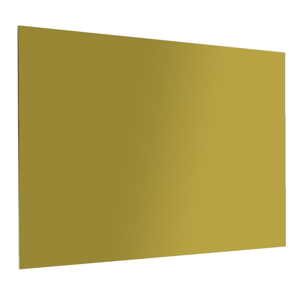 LASER ENGRAVABLE - 0.55mm Aluminium Sheets - Matt Gold/ Black - 30.5cm x 61cm - Pack of 5