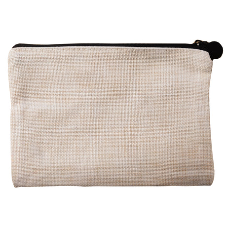 Bags - Zip Up Bag - Linen - 12cm x 17.5cm - Longforte Trading Ltd