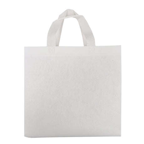 Bags - Shopping Bag with Gusset - Fibre Paper - 32cm x 30cm - Short Handles - Longforte Trading Ltd