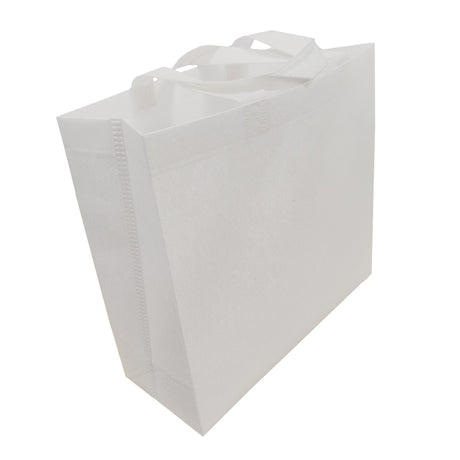 Bags - Shopping Bag with Gusset - Fibre Paper - 32cm x 30cm - Short Handles - Longforte Trading Ltd