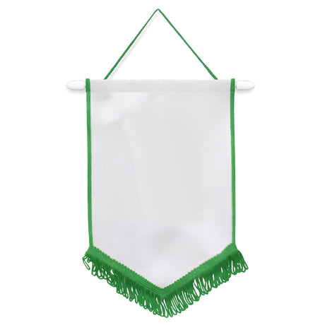 Flags & Banners - Pack of 10 x Pennant - 18cm x 26cm - GREEN - Longforte Trading Ltd