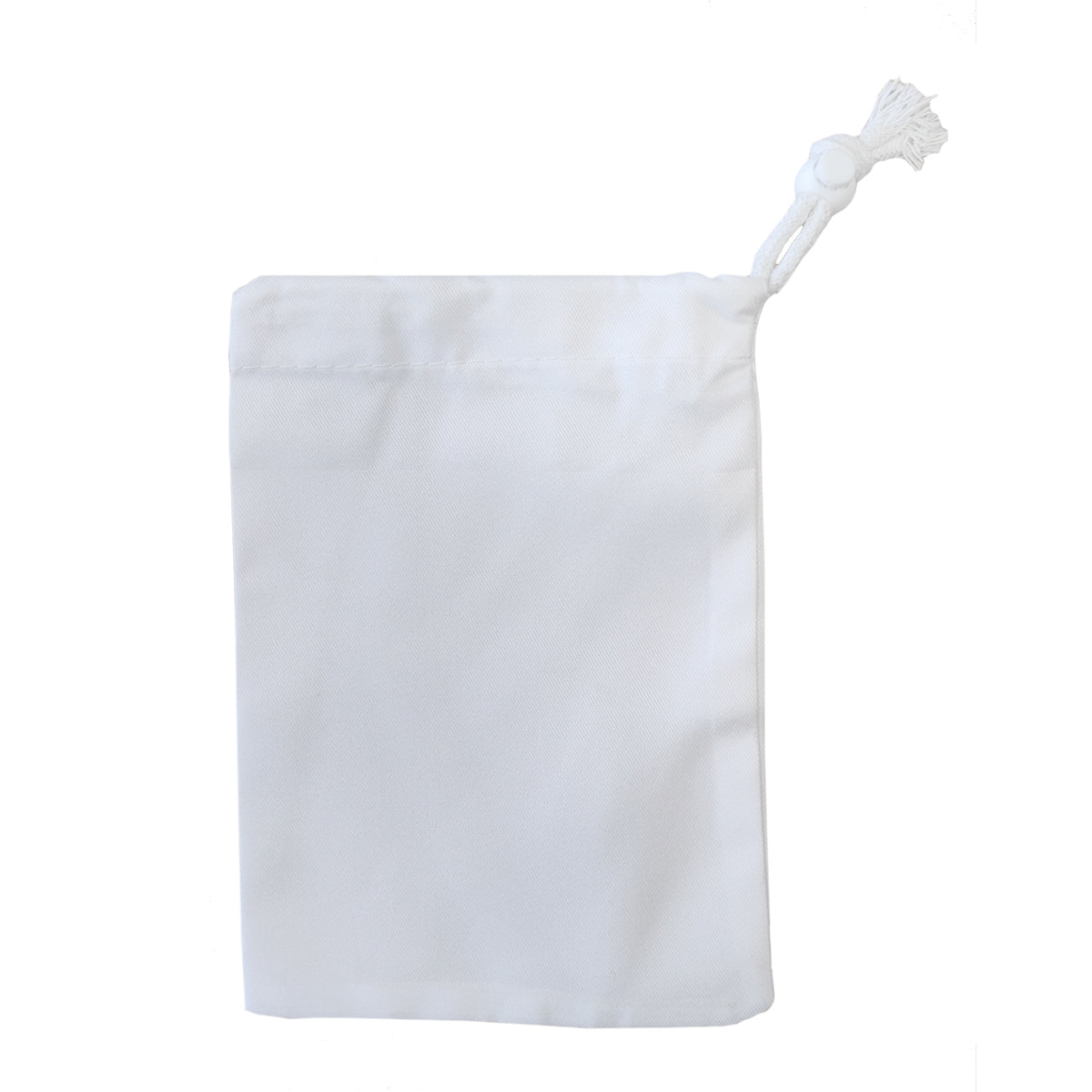 FULL CARTON - 100 x Premium Drawstrings with Stopper - Canvas - White - 10cm x 15cm - Longforte Trading Ltd