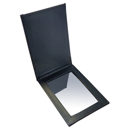 PU - Folding Compact Mirror - Small - Black