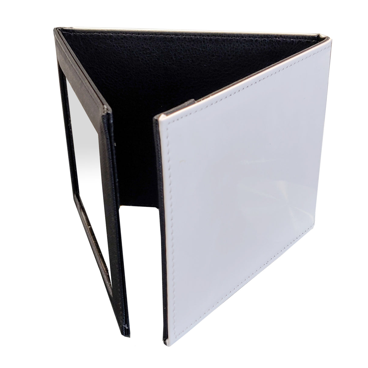 Bags & Wallets - PU - Large Folding Makeup Mirror - Black - Longforte Trading Ltd