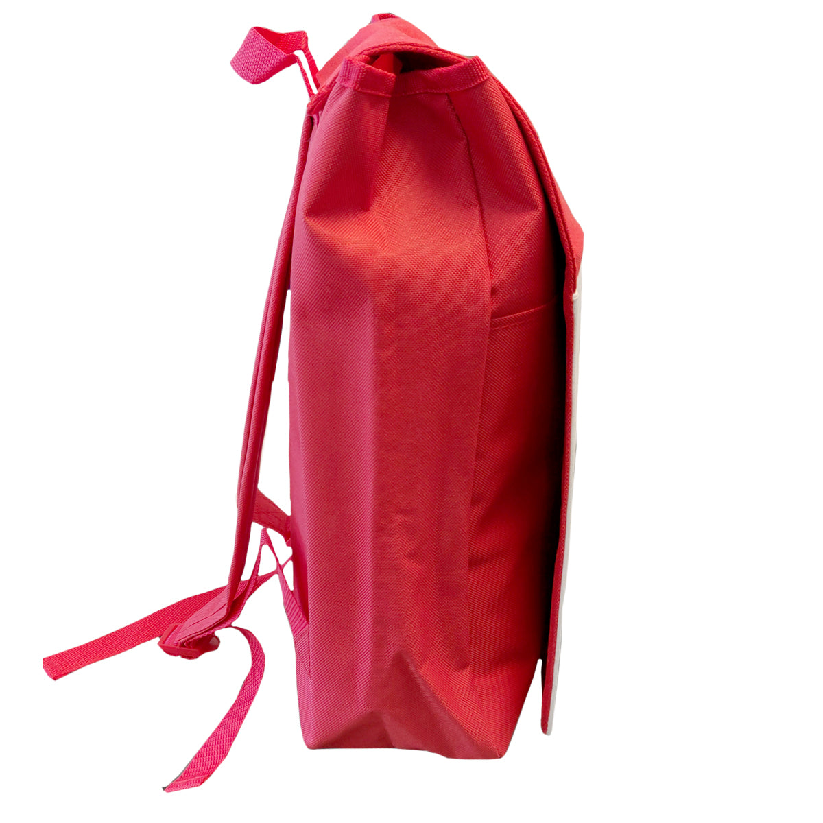 Bags - RUCKSACK - A4 Binder School Bag with Panel - Red - 30cm x 39cm x 11.5cm - Longforte Trading Ltd