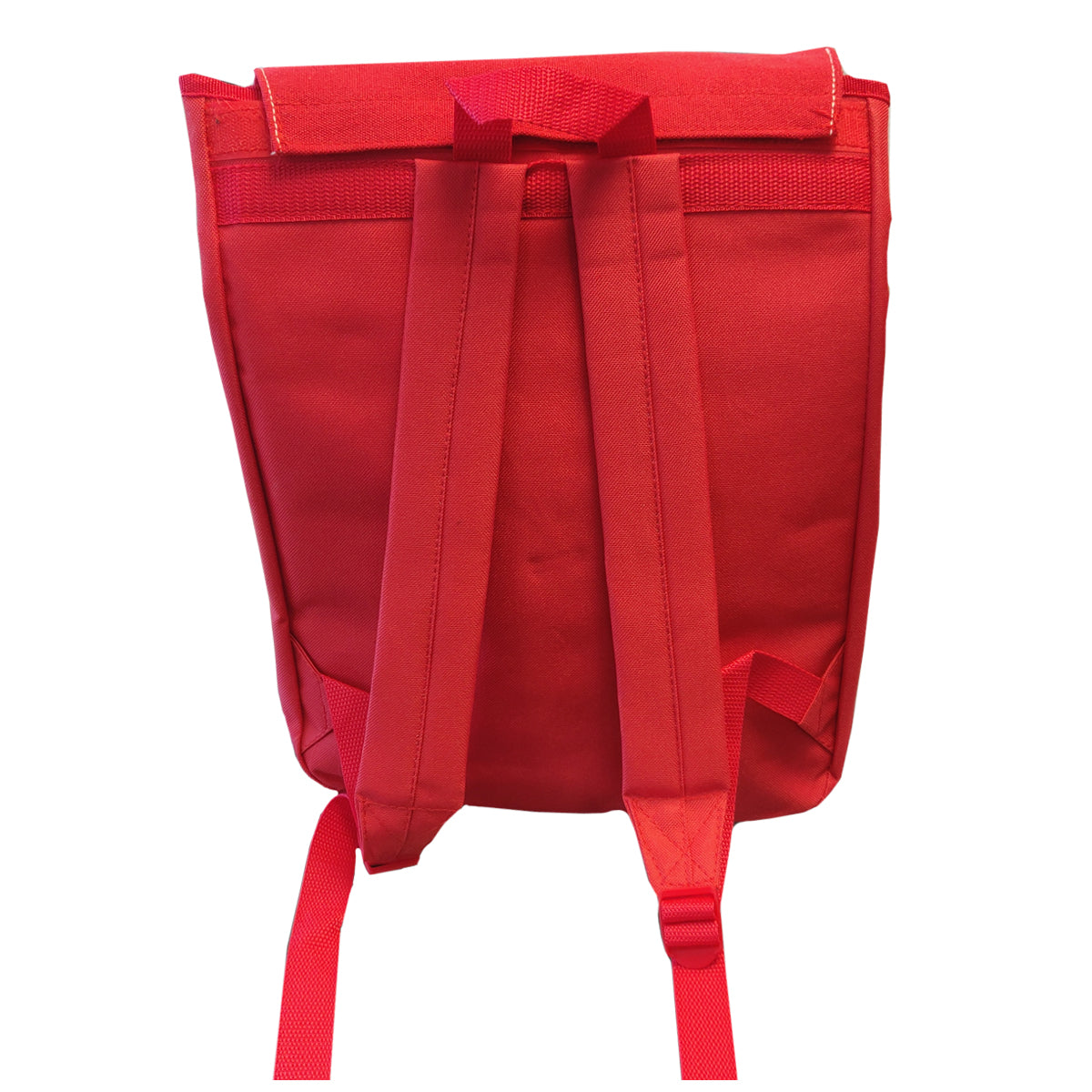 Bags - RUCKSACK - A4 Binder School Bag with Panel - Red - 30cm x 39cm x 11.5cm - Longforte Trading Ltd