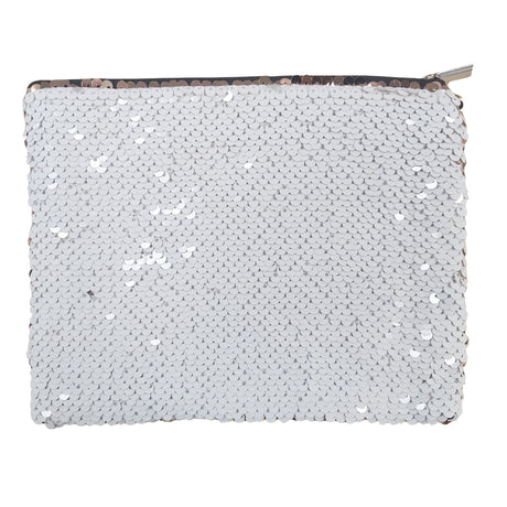 Bags - Sequin Handbag/ Cosmetic/Purse - 15cm x 20cm - CHAMPAGNE GOLD - Longforte Trading Ltd