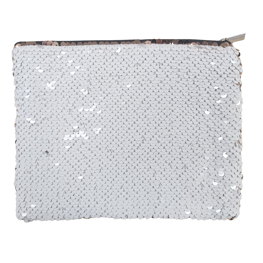 Sequin Handbag/ Cosmetic/Purse - 15cm x 20cm - CHAMPAGNE GOLD ...