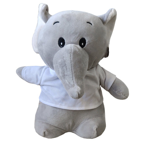 FULL CARTON - 50 x Super Soft Elephants with Printable T-Shirt