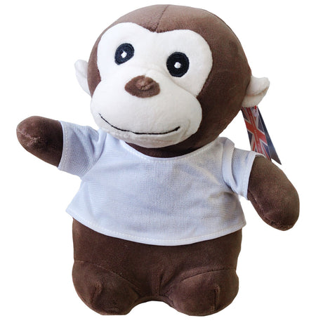 FULL CARTON - 50 x Super Soft Monkeys with Printable T-Shirt